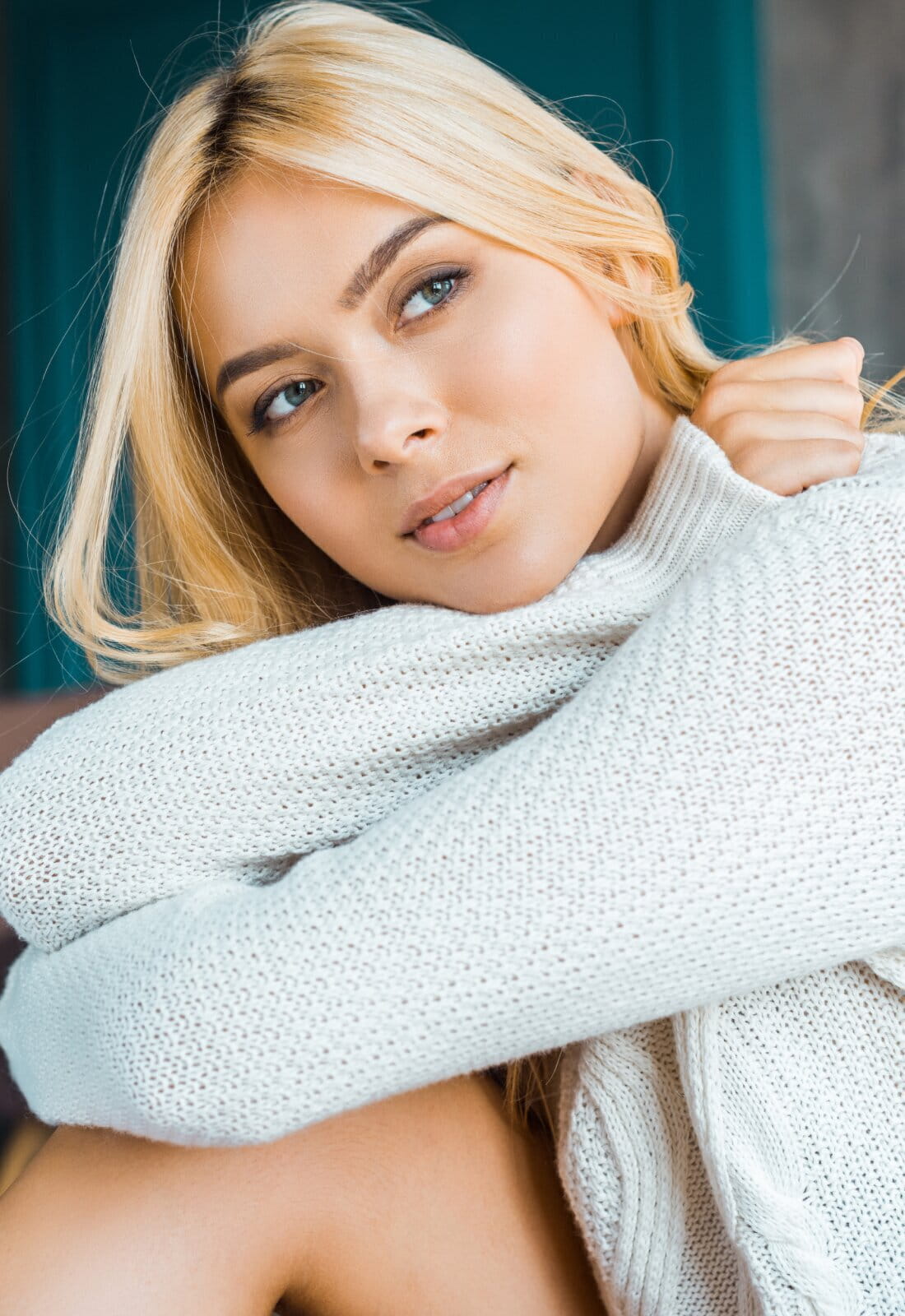 Carmel Medspa model with blonde hair